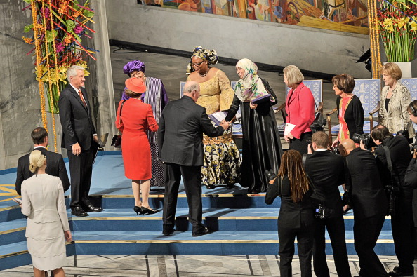 Фоторепортаж c церемонии награждения лауреатов Нобелевской премии в Осло