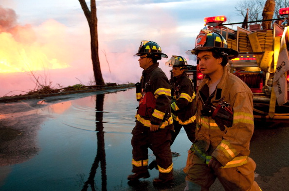Лесные пожары бушуют в Нью-Джерси и Нью-Йорке