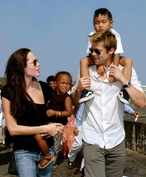 Анджелина Джоли и  Брэд Питт – семь лет вместе