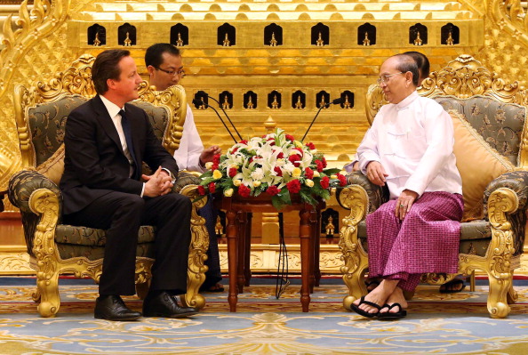Визит премьер-министра Великобритании Дэвида Кэмерона в Мьянму