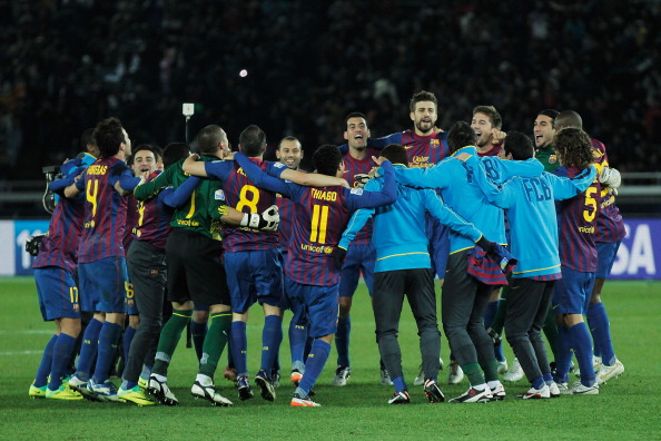 «Барселона» разгромила «Сантос» со счетом  4:0. Фоторепортаж и видео с матча
