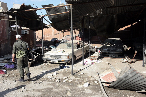 Фоторепортаж с места теракта в Дамаске