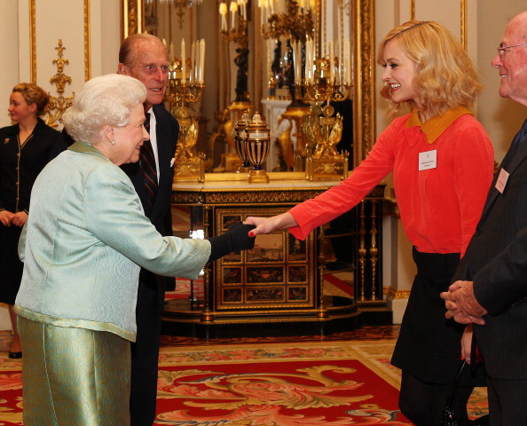 Королевская  семья Британии на приеме в честь предстоящего 60-летнего юбилея правления королевы Елизаветы II