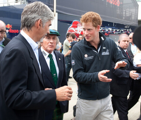 Принц Гарри  на Гран-при Великобритании «Формулы-1»