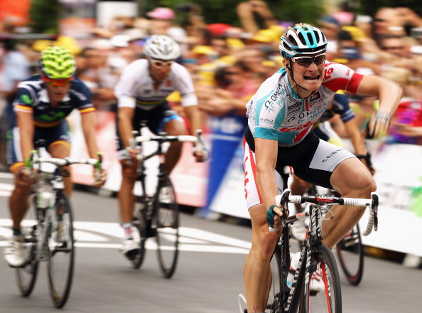 Десятый этап  велогонки Tour de France выиграл немец  Андре Грайпель. Фоторепортаж с трассы