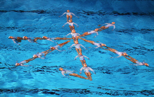 Фоторепортаж с церемонии открытия  чемпионата мира по водным видам спорта-2011 в Шанхае. Фото:  Feng Li/Getty Images