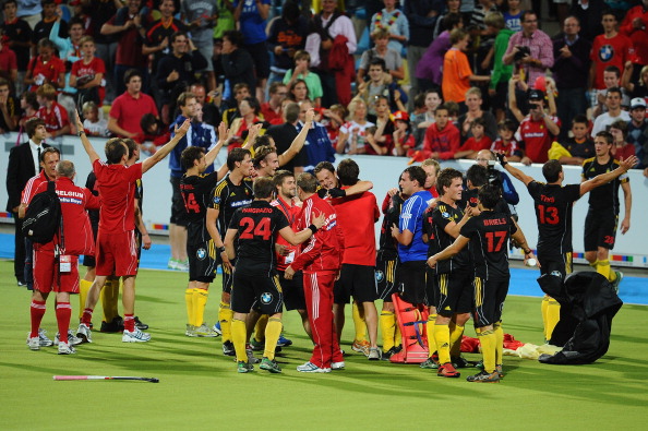 Мужская сборная Бельгии по хоккею на траве выиграла у сборной Испании – 3:2. Фоторепортаж с матча
