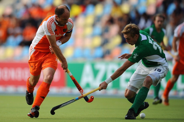 Хоккей на траве. Фоторепортаж  с матча: мужская сборная Нидерландов - сборная Ирландии,  7:4
