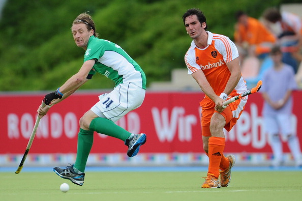 Хоккей на траве. Фоторепортаж  с матча: мужская сборная Нидерландов - сборная Ирландии,  7:4
