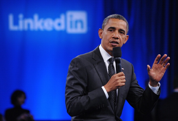 Барак Обама в корпорации LinkedIn продвигал свой план экономики