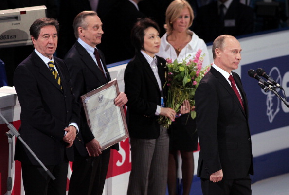 Владимир Путин посетил торжественное открытие  Чемпионата мира  по фигурному катанию 2011