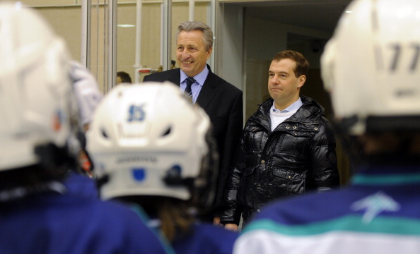 Дмитрий Медведев посетил  новый многофункциональный спортивный комплекс «Янтарь» в Строгино. Фото с сайта kremlin.ru