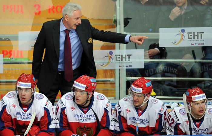 Российские хоккеисты выиграли у чехов в матче Кубка Первого канала