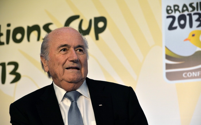 Президент ФИФА Блаттер. Фото: YURI CORTEZ/AFP/Getty Images 
