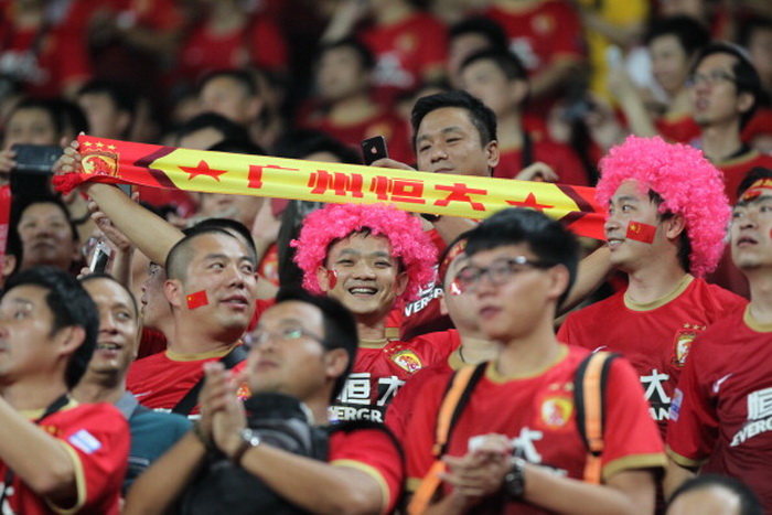 Болельщики китайской «Гуанчжоу» не огорчились из-за проигрыша