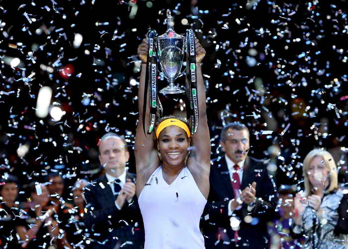 Серена Уильямс в четвёртый раз стала чемпионкой WTA. Фото: Matthew Stockman/Getty Images