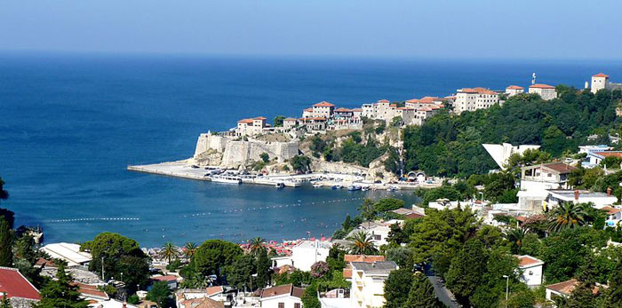 Панорама города Улцинь в Черногории. Фото: Dudva/commons.wikimedia.org