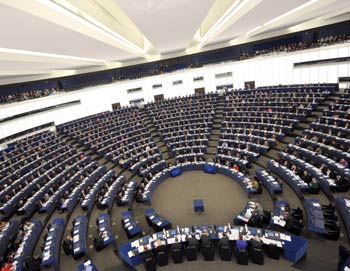 Заседание Европарламента. Фото: FREDERICK FLORIN/AFP/Getty Images
