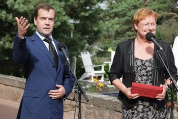 Дмитрий Медведев посетил Финляндию с официальным визитом