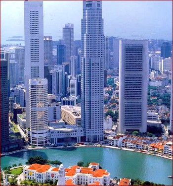 Небоскребы Сингапура. Фото с nalogi.net