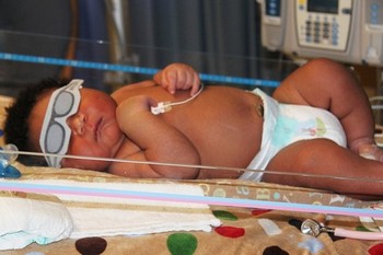 В Техасе родился ребенок весом 7,3 кг. Фото с welt.de