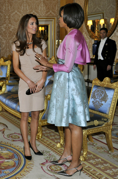 Фоторепортаж о встрече  Барака и Мишель Обамы с принцем Уильямом и Кейт Миддлтон