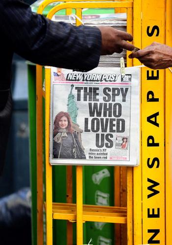 Анна Чапман  вызвала опасения британской разведки