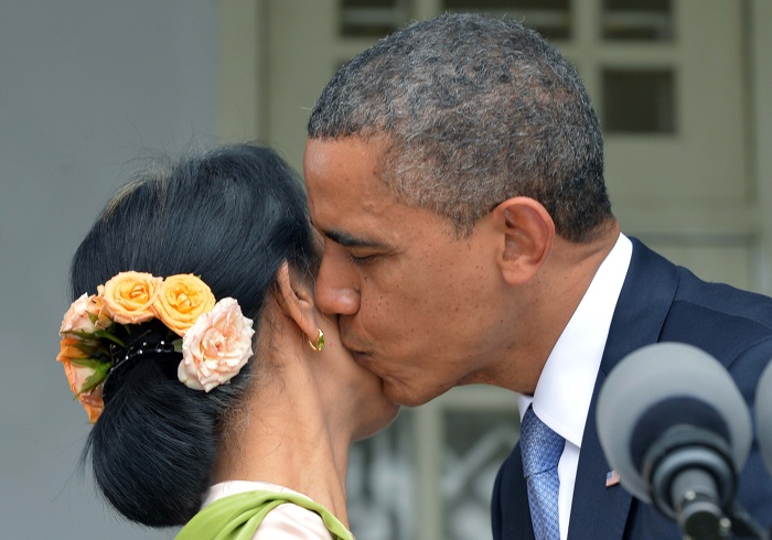 Барак Обама в Мьянме встретился с лидером демократического движения Аун Сан Су Чжи