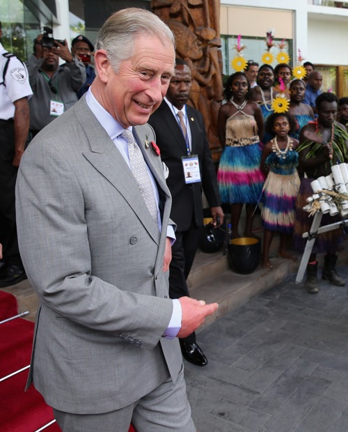 Камилла и принц Чарльз  в Папуа-Новой Гвинее посетили приём для ветеранов битвы Kokoda