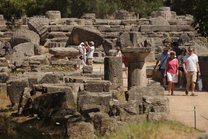 Олимпия пользуется популярностью у туристов