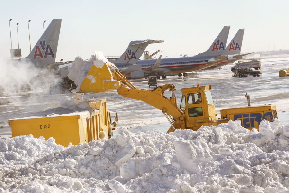 Снег в Чикаго. Последствия снежной бури. Фоторепортаж. Фото: Scott Olson/Getty Images