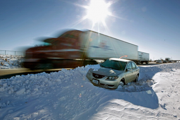Снег в Чикаго. Последствия снежной бури. Фоторепортаж. Фото: Scott Olson/Getty Images