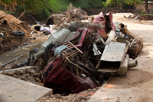 Последствия разрушительного наводнения в американском штате Кентукки. Фоторепортаж