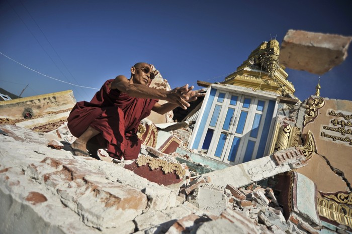 Последствия землетрясения в Мьянме
