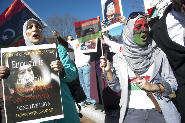 Сейф аль-Ислам Каддафи пытается предотвратить беспорядки в Ливии. Фото: MOHAMMAD HUWAIS/AFP/Getty Images
