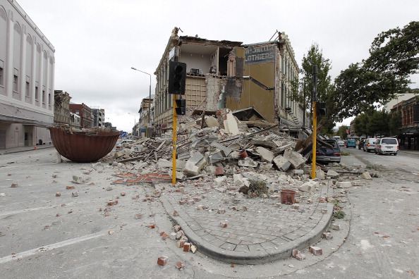  Крайстчерч, Новая Зелландия: мощное землетрясение привело к человеческим жертвам. Фоторепортаж. Фото: Martin Hunter/Getty Images 