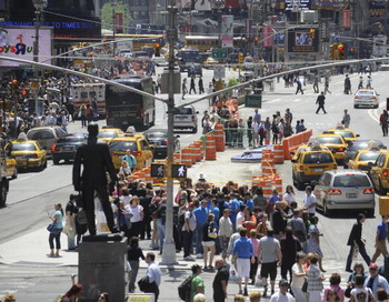 Массовые беспорядки произошли на Манхеттене