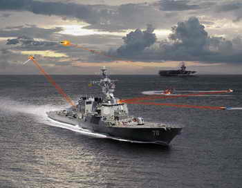  ВМС США провели испытания корабельной лазерной пушки. Фото с сайта bratishka.ru 