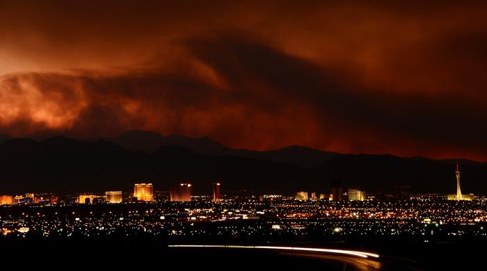 Пожар в США дошёл до Лас-Вегаса