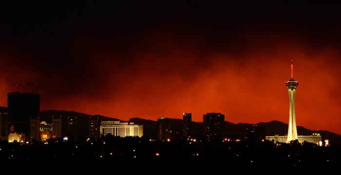 Пожар в США дошёл до Лас-Вегаса