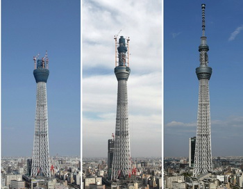 В Токио открылась самая высокая в мире телебашня