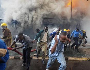 Взрыв в Найроби. Фото: ROBERTO SCHMIDT / AFP / Getty Images