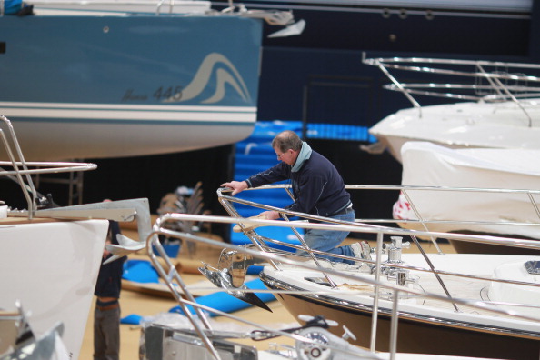 Подготовка к Международной выставке лодок в Лондоне