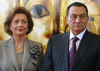 Хосни Мубарак с супругой Сюзанной. Фото с ensonhaber.com