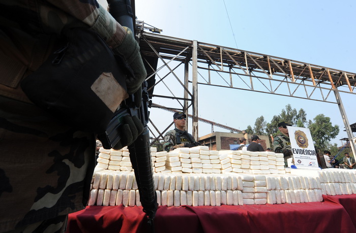 Полиция конфисковала 1700 килограммов кокаина в Парагвае