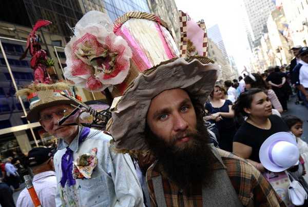 Пасхальный парад на главной улице города Манхэттен Пятой Авеню. Фото: Michael Nagle/Getty Images