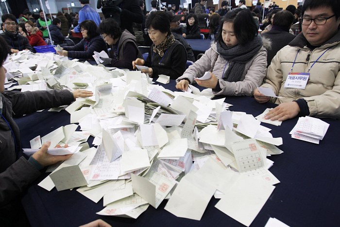 На президентских выборах в Южной Корее победила Пак Кын Хе