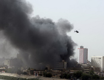 Взрывы в Багдаде. Фото: SABAH ARAR/AFP/Getty Images