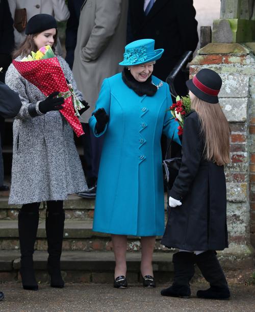 Королевская семья Англии посетила Сандринген