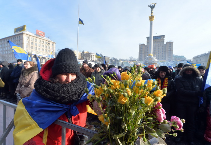 Майдан Незалежности, Киев. Фото: SERGEI SUPINSKY/AFP/Getty Images